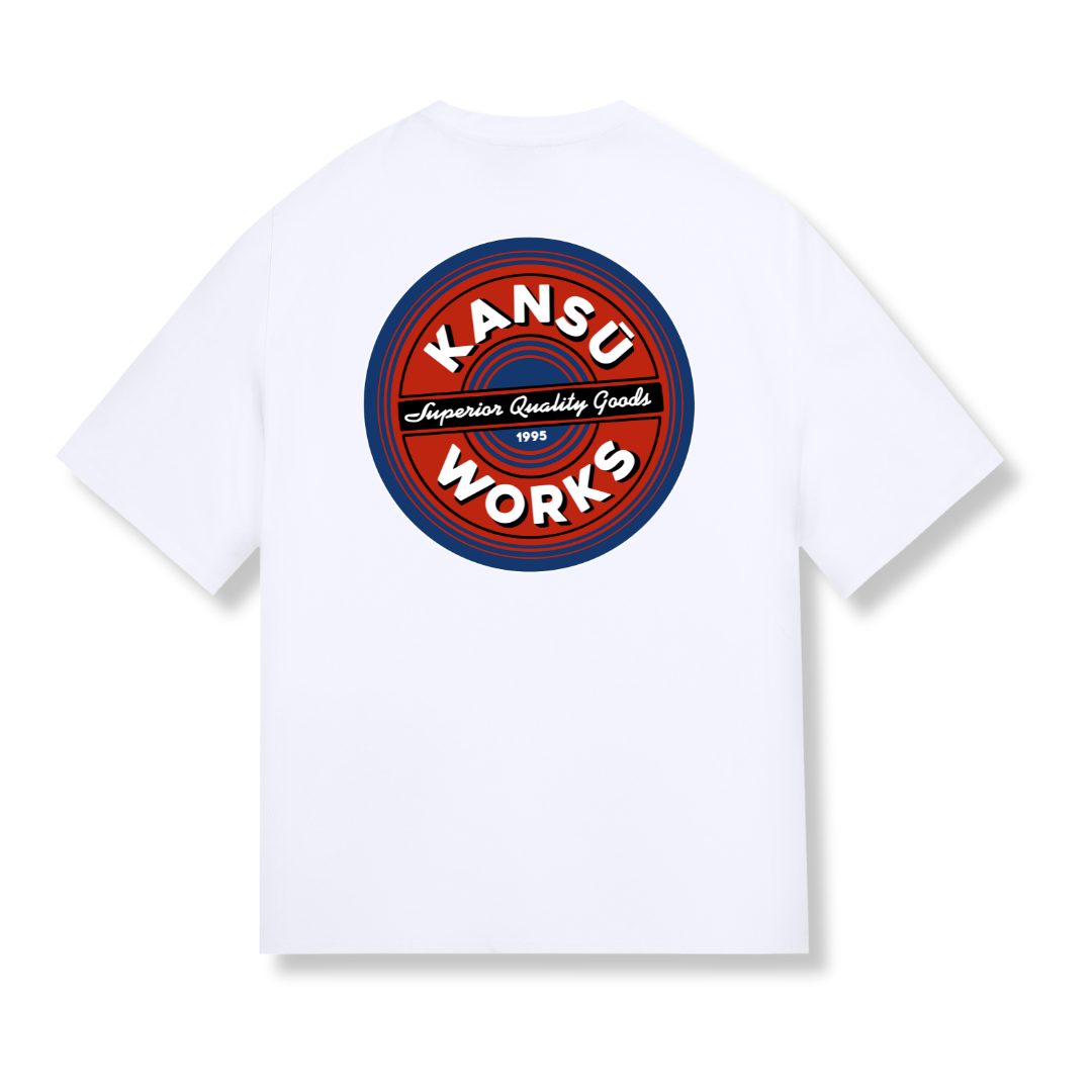 Beer Mat Tee - Blue Edge