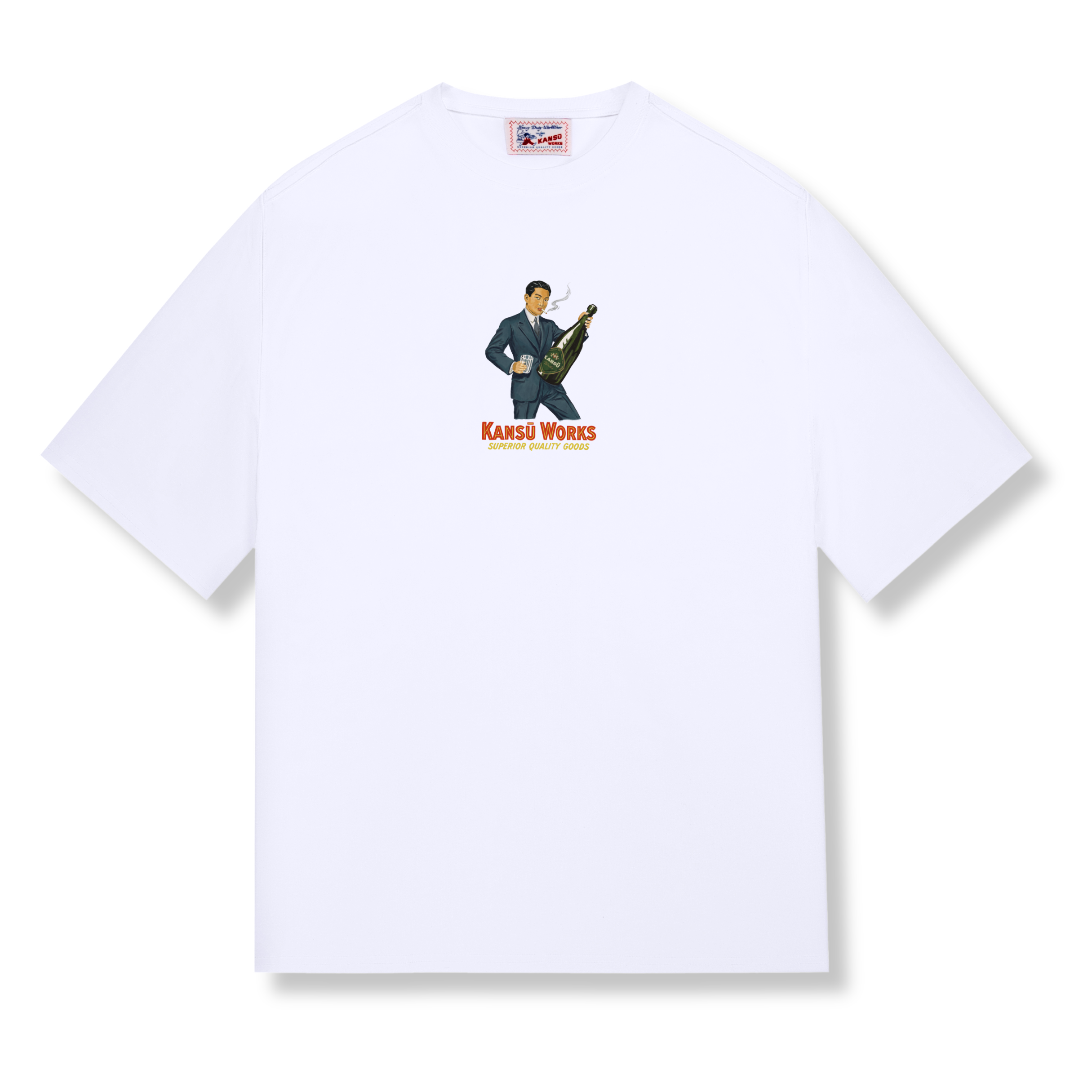 Champagne Tee - White