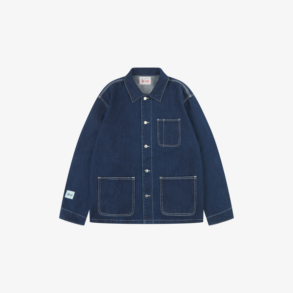 Japanese Selvedge Denim French Chore Jacket