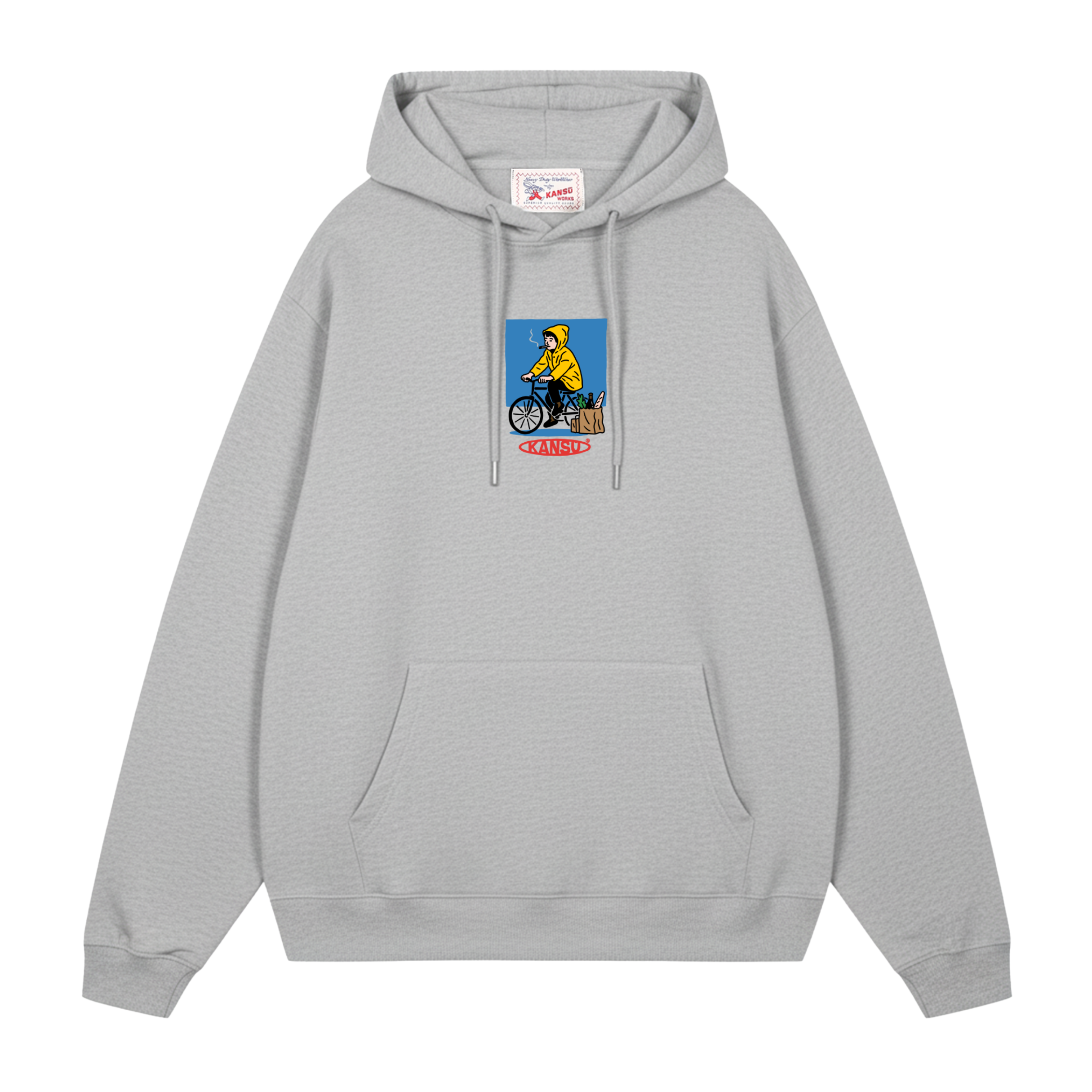 Cyclin Hoodie - Heather Grey