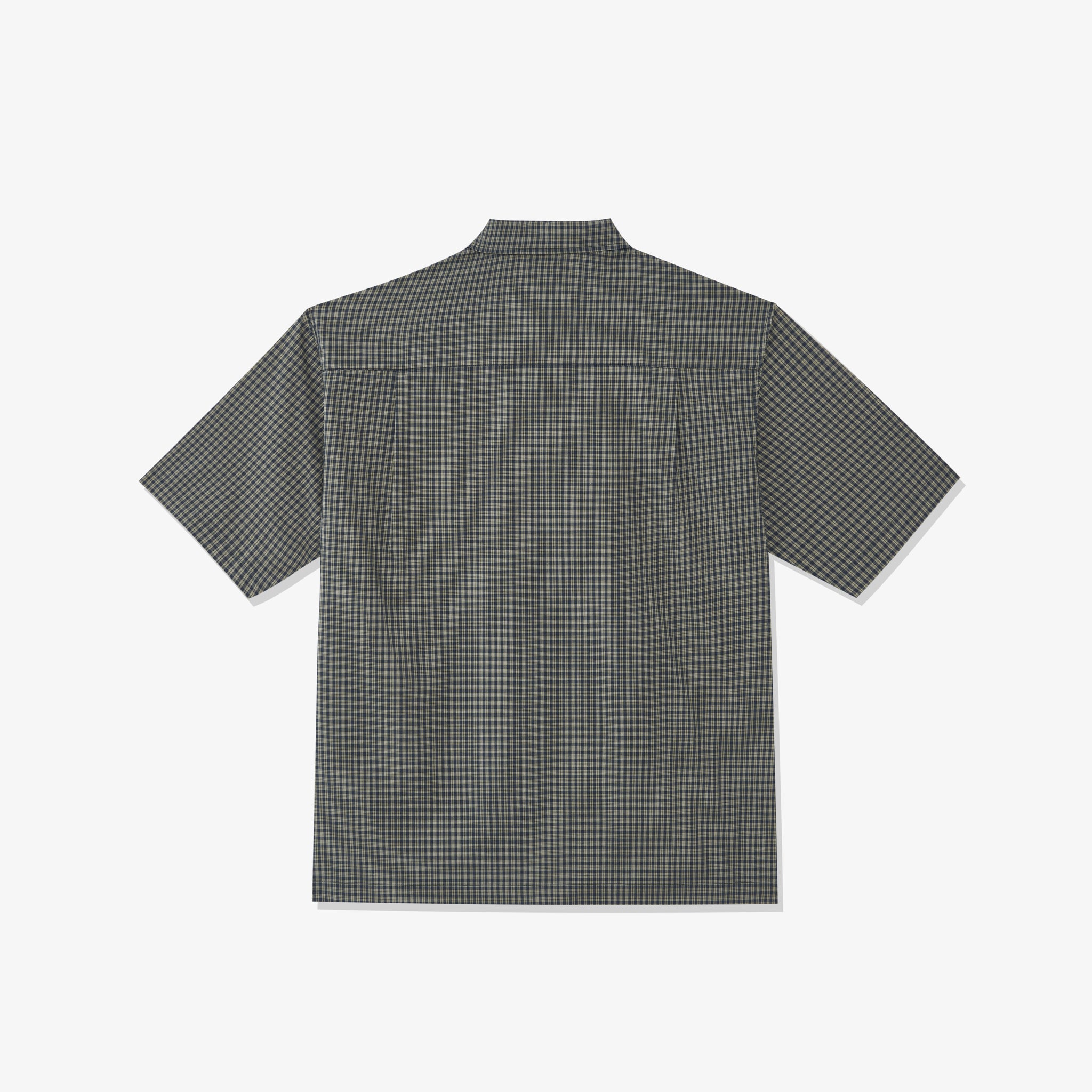 Short Sleeve Checkered Shirt