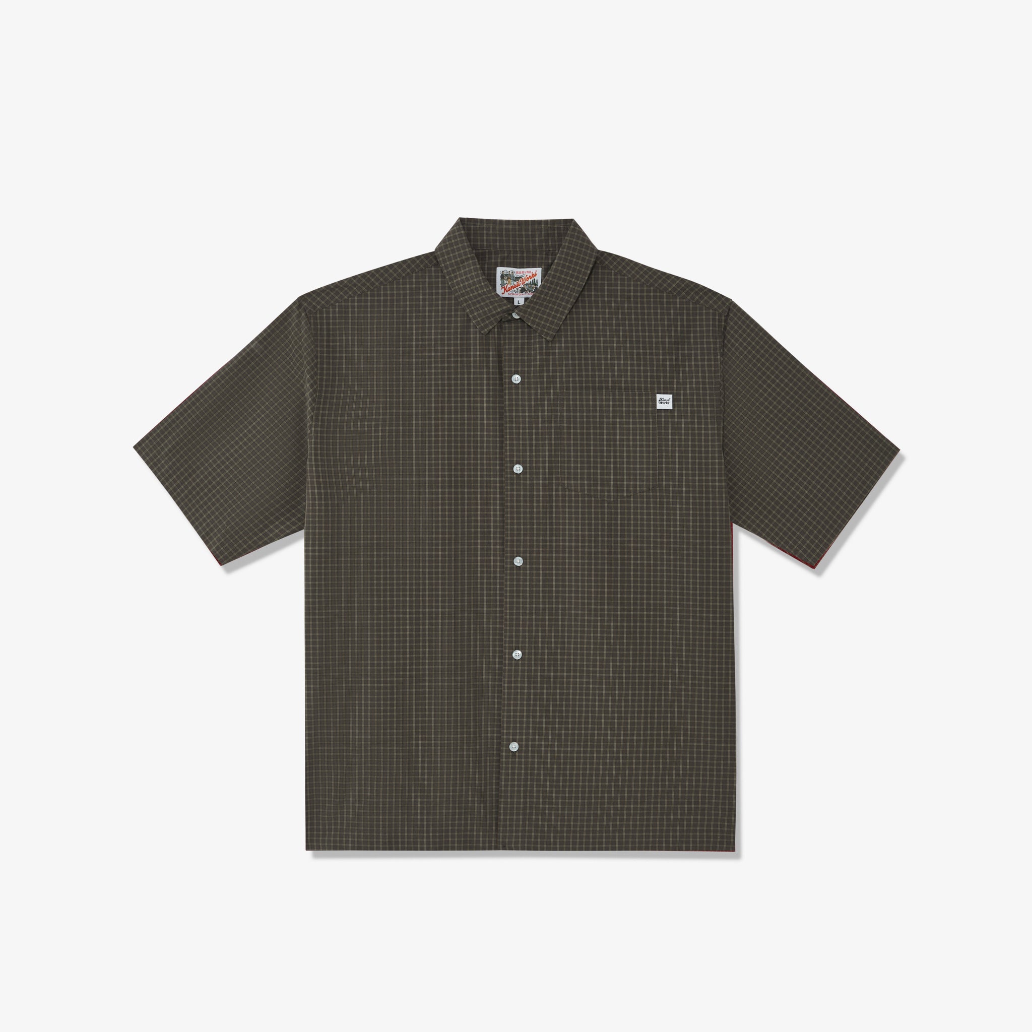 Short Sleeve Checkered Shirt