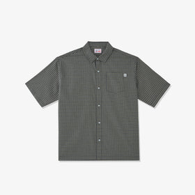 Short Sleeve Checkered Shirt