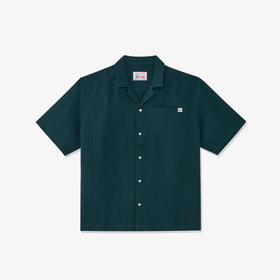 Cuban Collar Linen Shirt