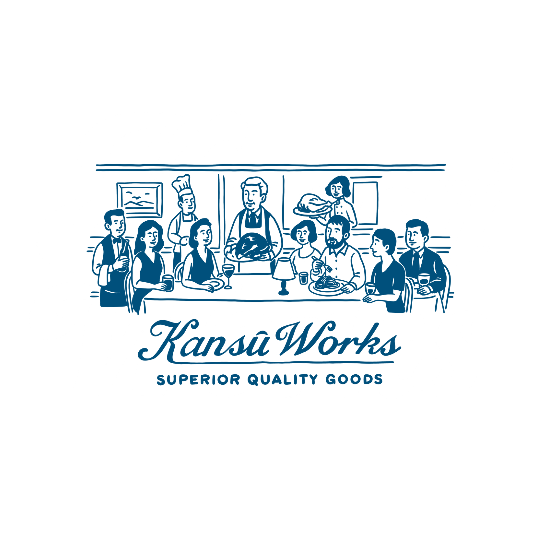 Dinner Party Tee - Blue Print