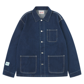 Japanese Selvedge Denim French Chore Jacket