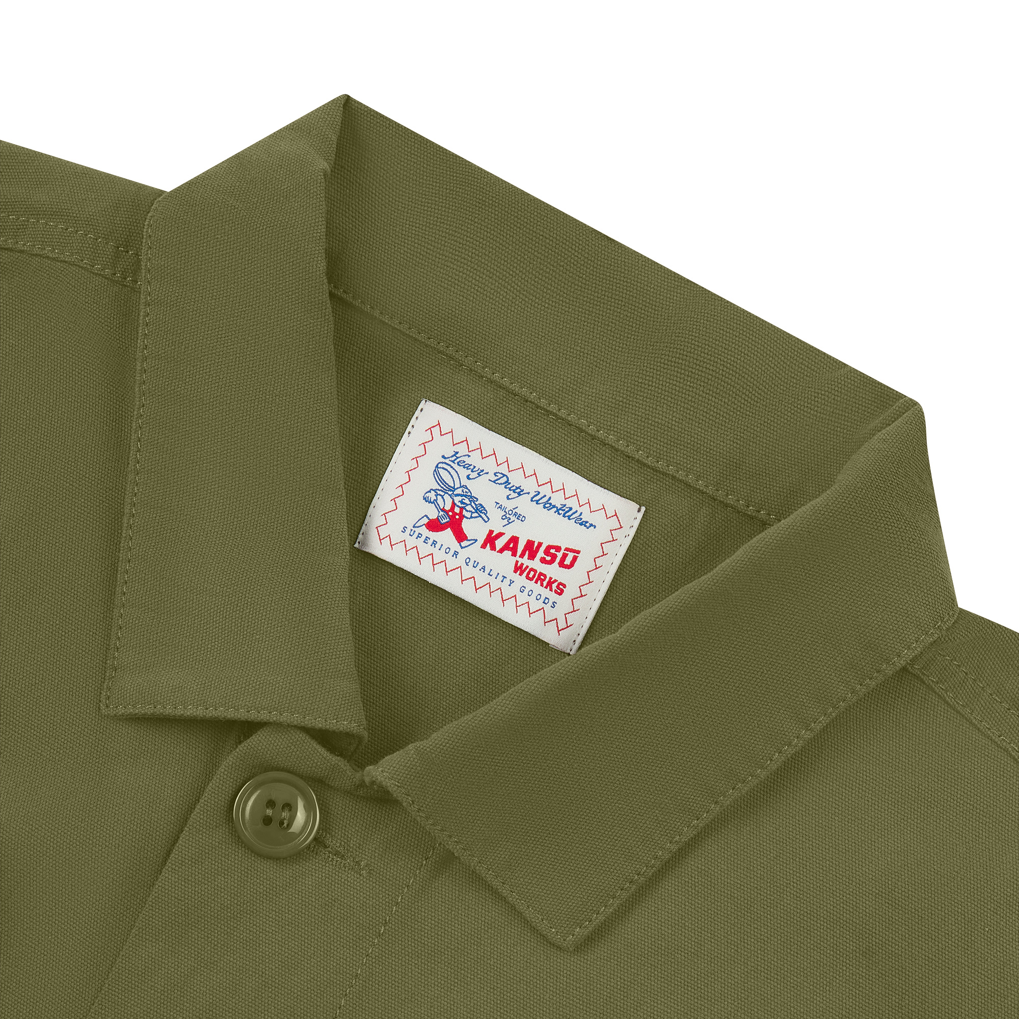 French Chore Jacket - Light Olive