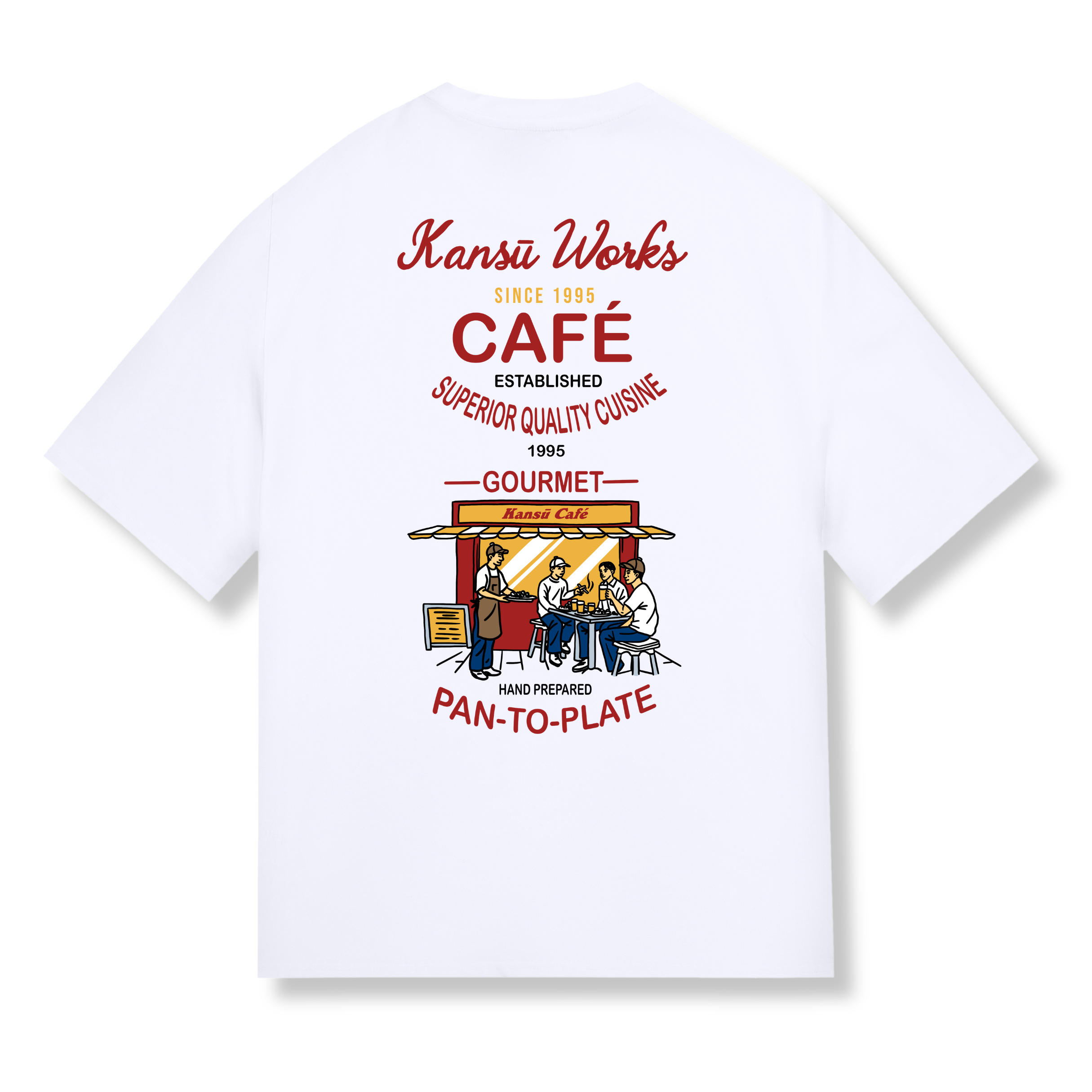 Pan to Plate Tee - White