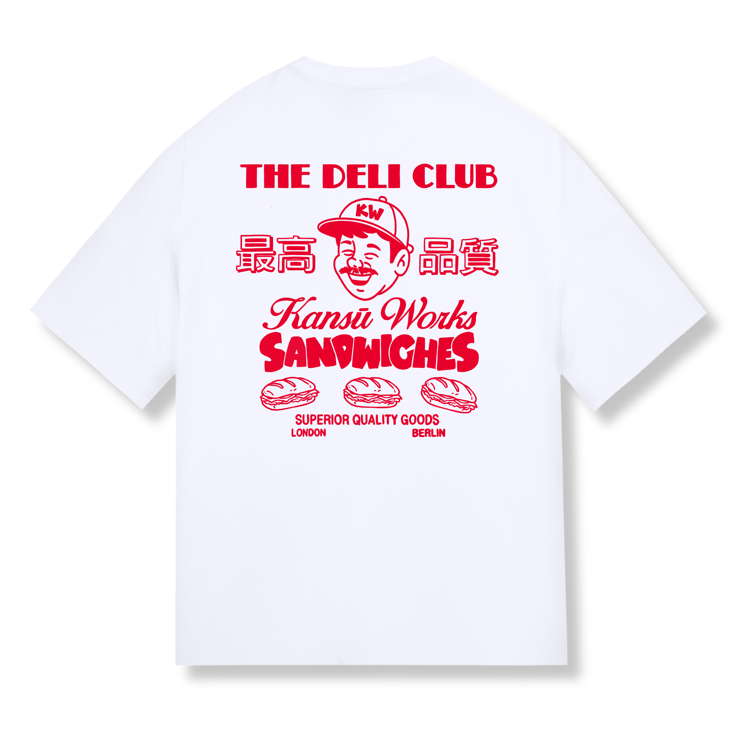 The Deli Club Tee - White